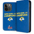 NFL Super Bowl LVI Champions Rams iPhone 15 Pro Folio Case